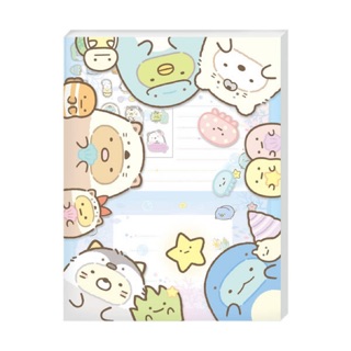 【愛麗絲日貨屋】角落生物 角落小夥伴 海洋生物 信紙組 信紙 信封 貼紙 套組 日本製 正版 現貨