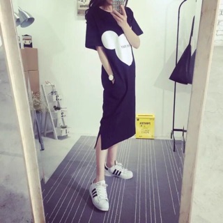 卡通 米奇長版連衣裙 睡衣