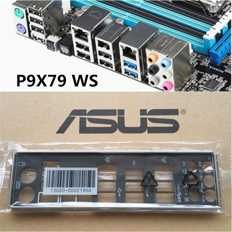 ASUS 華碩 P9X79 WS、P9X79 WS SYS X79 全新原裝 加厚海綿 抗輻射 後檔板  後檔片