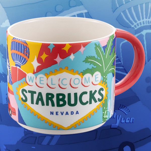 Starbucks 台灣星巴克 2019 聖誕節 活力之城 馬克杯 城市杯 16oz 拉斯維加斯賭城 Las Vegas