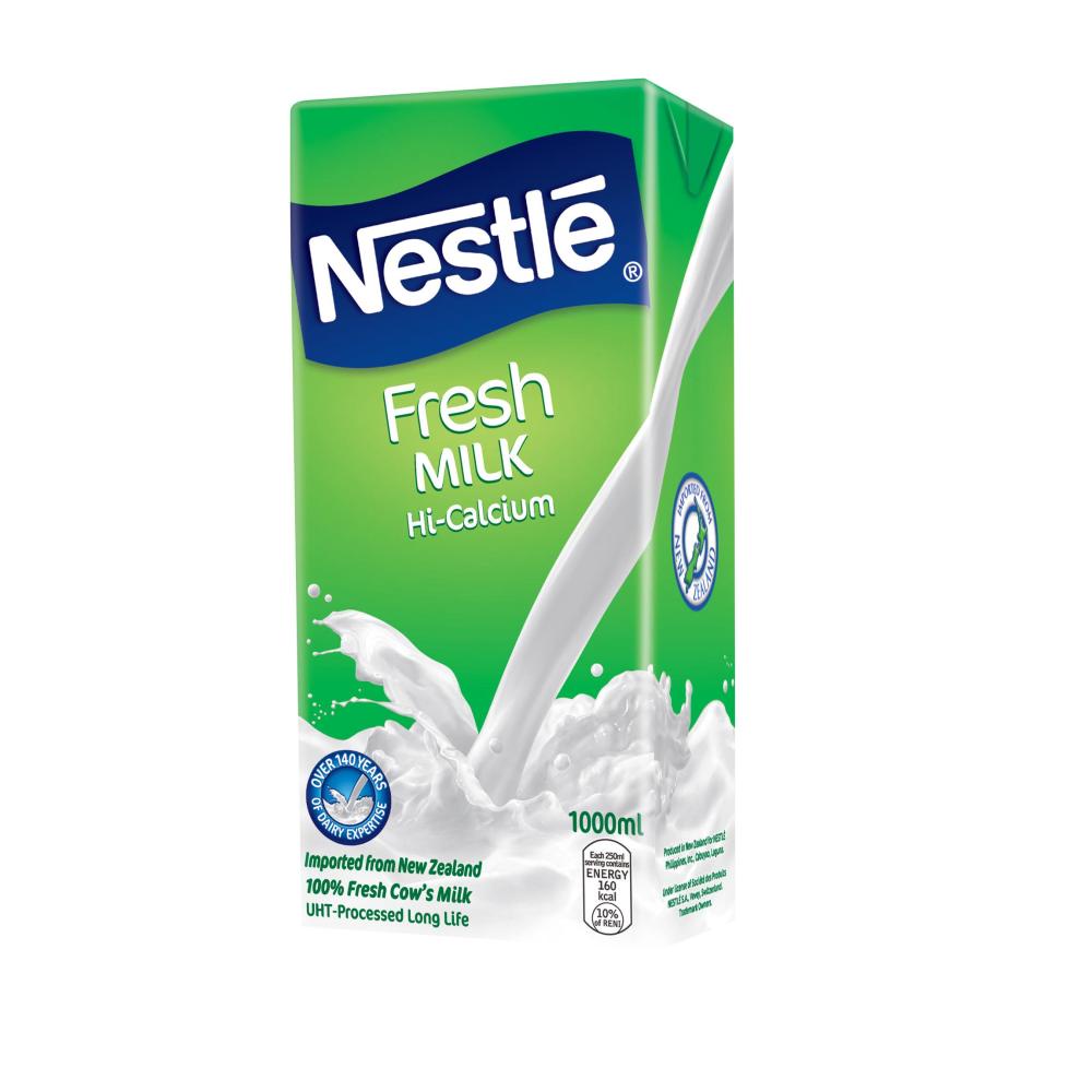 雀巢Nestle  全脂牛奶   保久乳 1L 12瓶