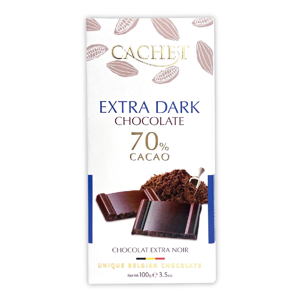 CACHET凱薩 70%巧克力 100g【家樂福】