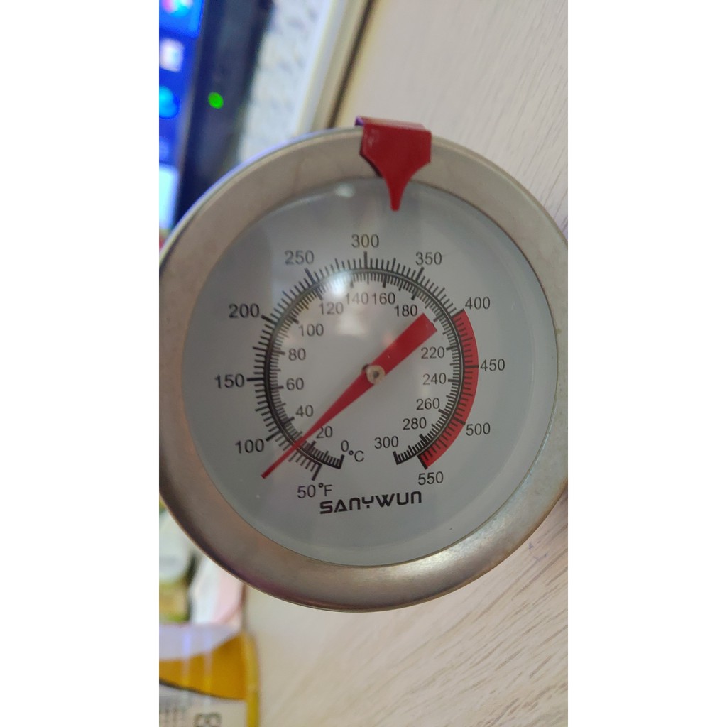 (附夾子)油炸溫度計 300℃ 不鏽鋼探針式溫度計 烘焙溫度計 燒烤溫度計 長針溫度計 油溫溫度計 外掛溫度計 油鍋 湯