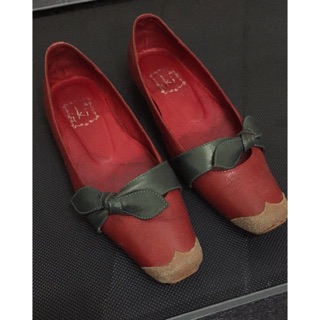 專櫃品牌iki2小紅娃娃鞋24.5