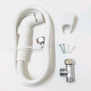 【臺灣製】PVC洗屁屁含三通全套 洗屁屁 PVC 沖洗器 噴槍 軟管 免治 活動 三通 四分 接頭
