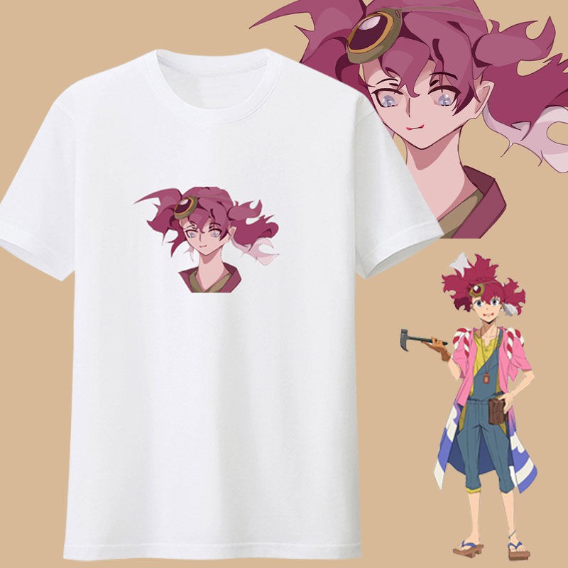 天晴爛漫t恤二次元動漫周邊原宿港風純棉短袖天晴小雨體恤夏 蝦皮購物