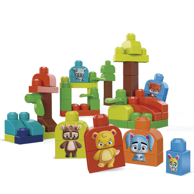 Mega Bloks美高積木First Builders系列可愛動物森林組 ToysRUs玩具反斗城