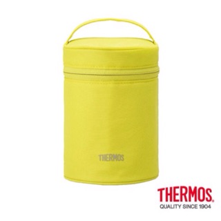 THERMOS 膳魔師 食物燜燒罐提袋 REC-001 黃綠色/咖啡色