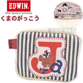 『 單位日貨 』日本正版 the bears'school 小熊學校 傑琪 聯名 EDWIN 帆布 數位相機 收納包
