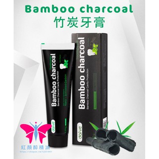 抖音同款 Bamboo charcoal 竹炭牙膏 活性炭護齒 薄荷 香清 潔美 白吸附預防口臭 抖音 活性炭牙膏