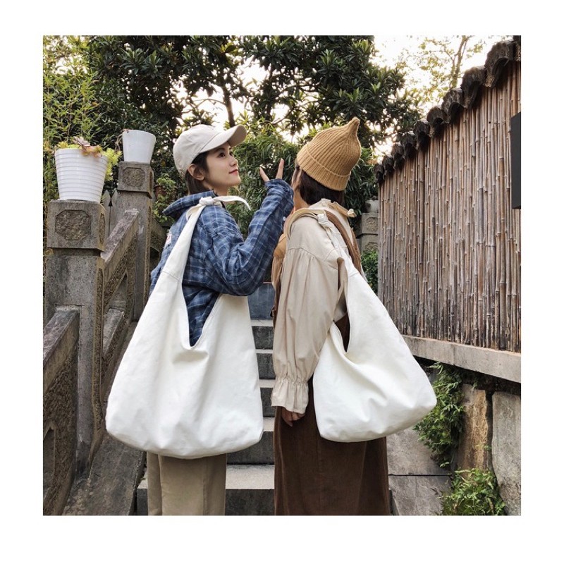 7色 送子鳥 帆布包 帆布袋 包包 側背包 斜背包 愛莉莎莎 同款 推薦 大方包 大容量 書包