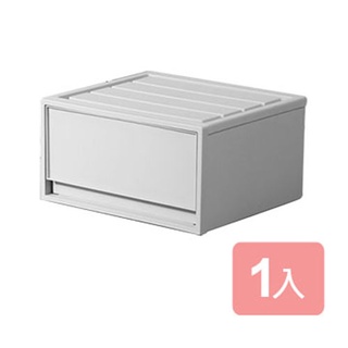 《真心良品》KEYWAY 聯府 丹波單抽式整理箱20L-1入 無印風抽屜整理箱 臺灣製