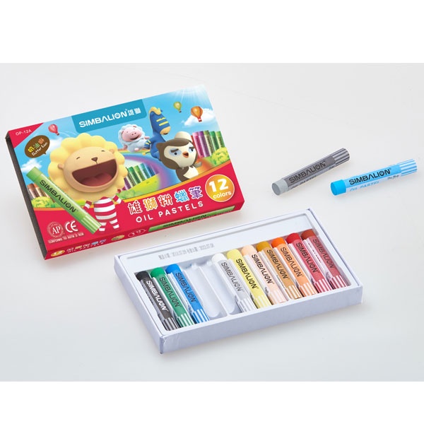 雄獅 OP系列 粉蠟筆 /盒 12色、16色、20色、24色、36色、49色、59色 可選擇