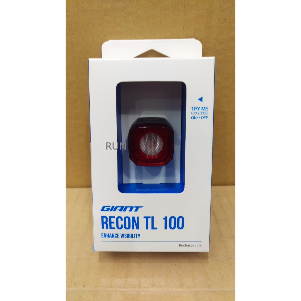 全新 公司貨 GIANT 捷安特 RECON TL 100流明 USB充電式自行車尾燈/後燈/警示燈