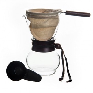 【HARIO】DPW-3 木柄款 濾布手沖咖啡壺 3~4杯 480ml
