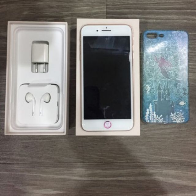 二手 中古 9成新 iphone8plus 64g 玫瑰金很新附空壓殼，有玻璃保貼