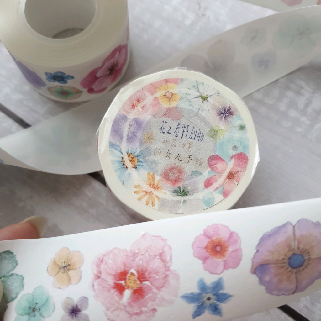 分裝 仙女丸花之卷特別版日本和紙自帶離型紙 蝦皮購物