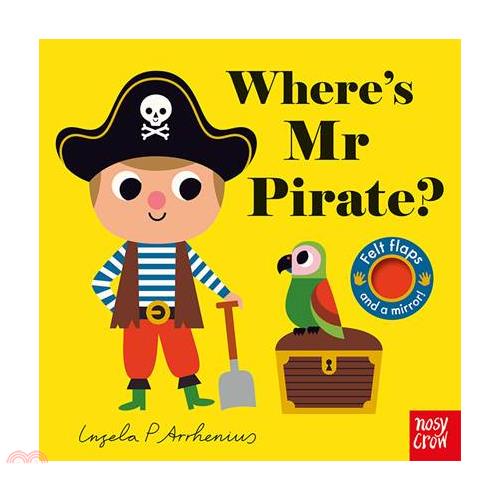 Where’s Mr Pirate? 海盜先生在哪裡? 不織布翻翻書（外文書）