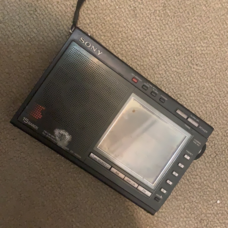 美品 SONY ICF-7600DA 15BANDS