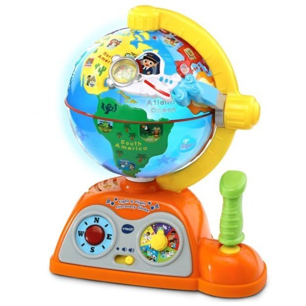 【英國 Vtech 】聲光探索互動地球儀