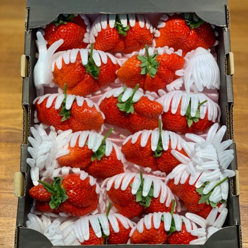 鮮味嚴選 日本菊池糖蜜草莓 頂級黑盒 免運 蝦皮購物