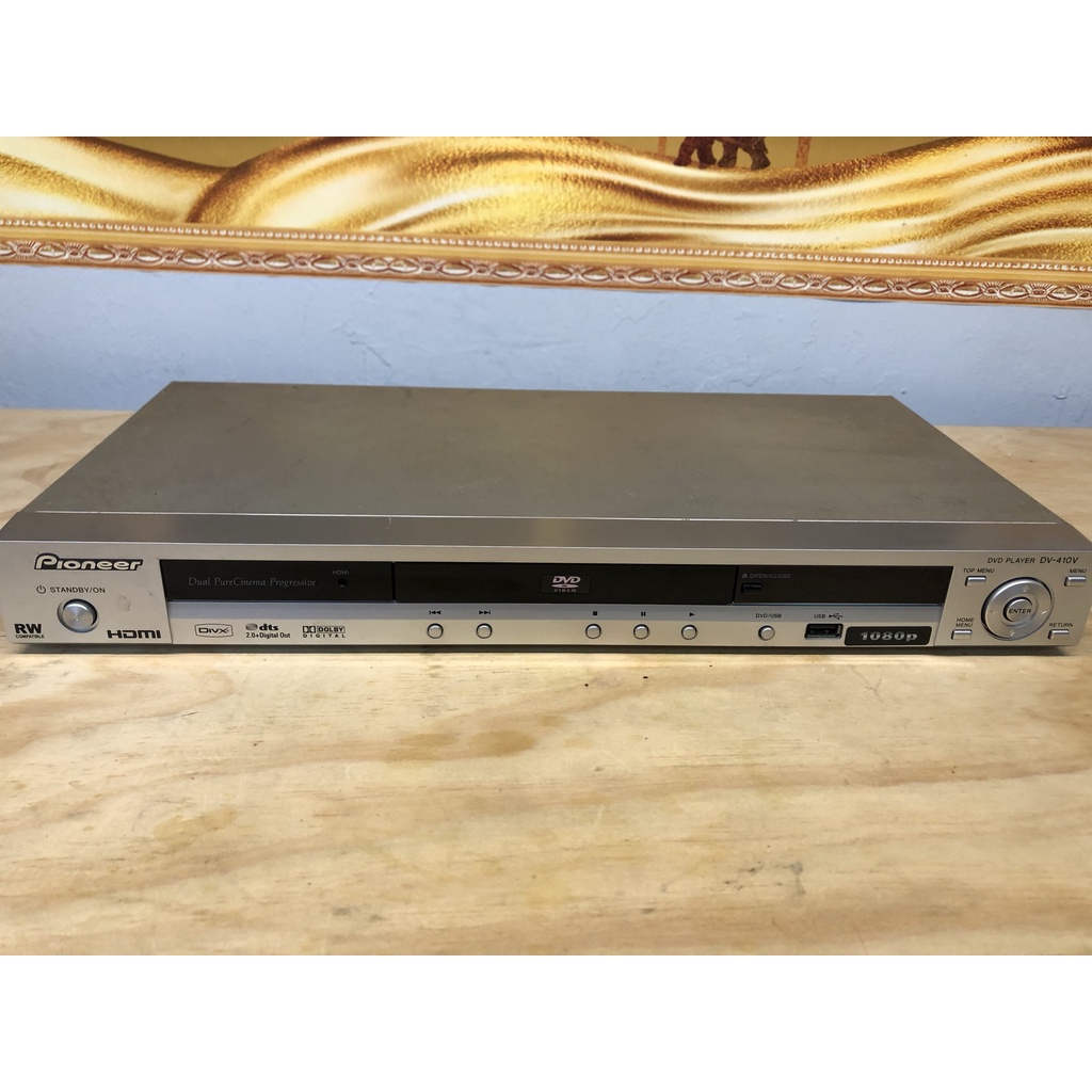 Pioneer 先鋒 DV-410V DVD PLAYER 光碟機 二手品