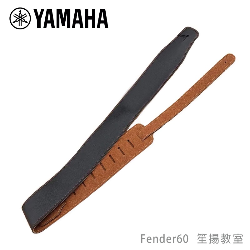 【YAMAHA佳音樂器】Fender60 可調節軟厚皮革肩帶 電吉他貝斯背帶 掛帶樂器配件