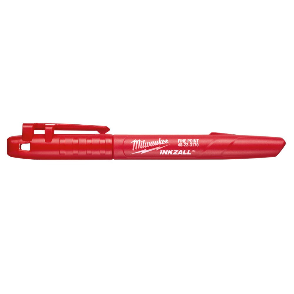 (含稅)米沃奇紅色抗油抗潮濕抗灰塵工程標記筆工程筆