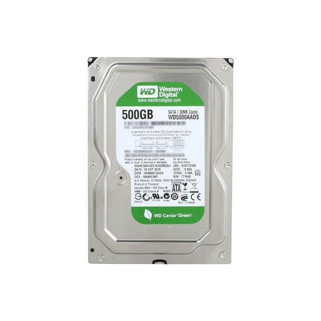 WD 綠標 500GB 硬碟 WD5000AADS-00S9B0 500GB