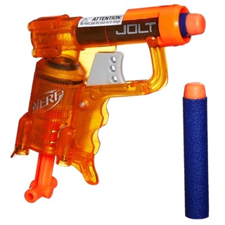 🌟NERF 菁英系列 JOLT 冰橘色🌟Elite 兒童玩具 軟彈射擊器 安全玩具 泡綿子彈射擊器 射擊器玩具