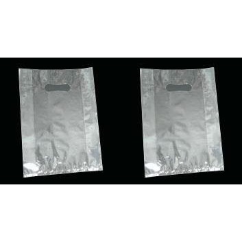 ☆╮Jessice 雜貨小鋪╭☆PP 打洞袋 (透明折角) 手提 塑膠袋 側邊有厚度可以攤開 單款50個