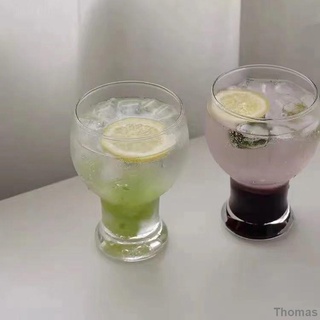 Thomas小舖Ins博主同款 咖啡廳玻璃杯 果汁杯 冷飲杯 冰咖啡杯 氣泡水杯