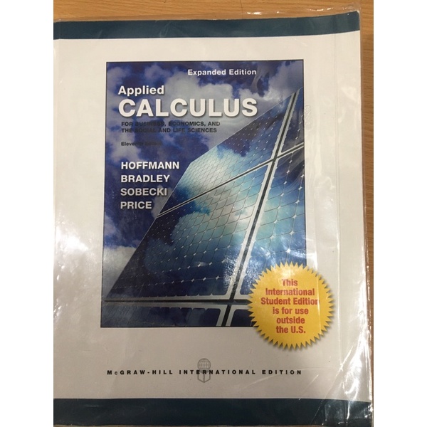 微積分 原文書Applied calculus 11e