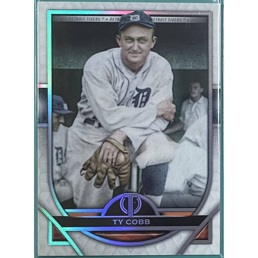 TY COBB MLB 棒球卡 2021 TOPPS TRIBUTE #54 大聯盟 底特律 老虎隊