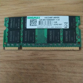 KINGMAX勝創 筆記型電腦記憶體 1GB DDR 667
