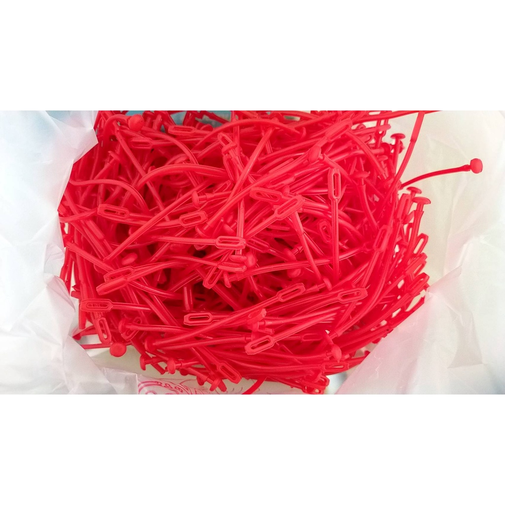 日曆紅色塑膠掛繩(1組2條)