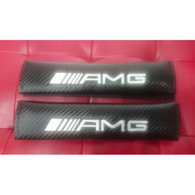 AMG 碳纖維 安全帶護套 w204 w205 賓士 w212 c250 c300 cla 安全帶護肩 BENZ CLS