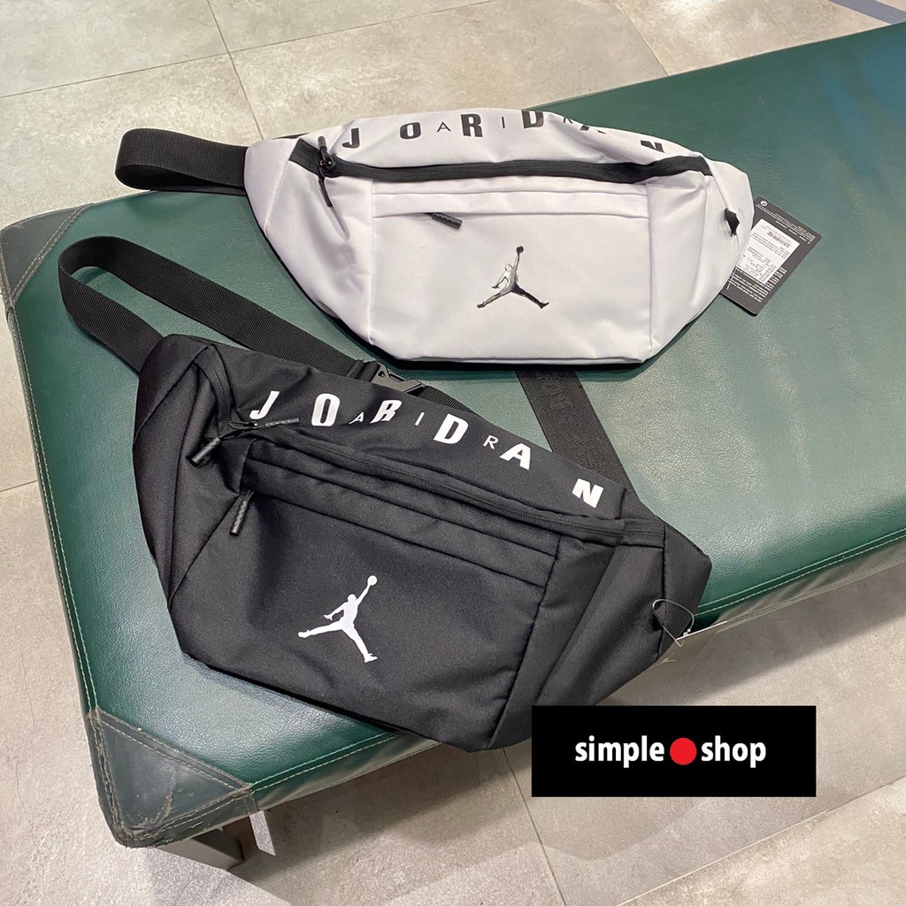 【Simple Shop】NIKE AIR JORDAN 運動腰包 側背包 斜背包 喬丹腰包 JD2123012GS