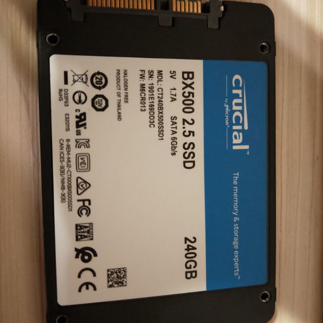 Bx500 240g ssd