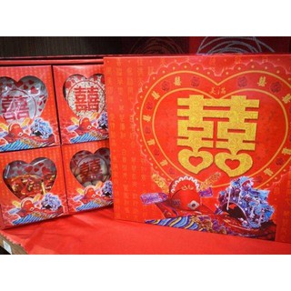 【六色糖】 重要兩禮 訂婚十二禮 訂婚禮盒 結婚用品 結婚禮盒 十二禮 文定 六禮 12禮 金燭禮盒 【Nick小窩】