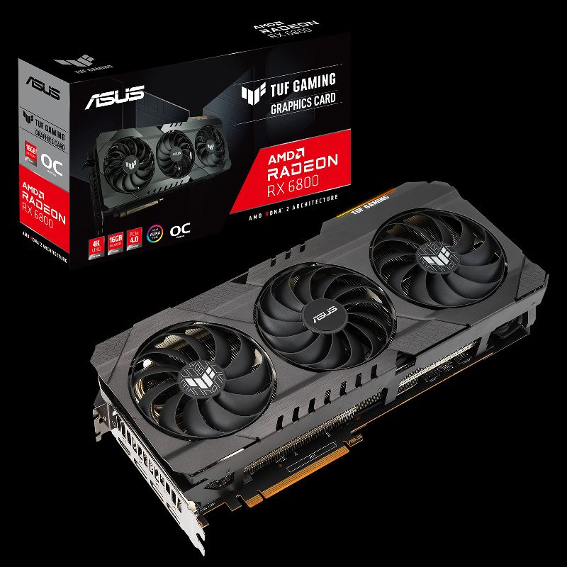 ASUS TUF 6800 RX6800 O16GB GAMING 電競吃雞顯示卡