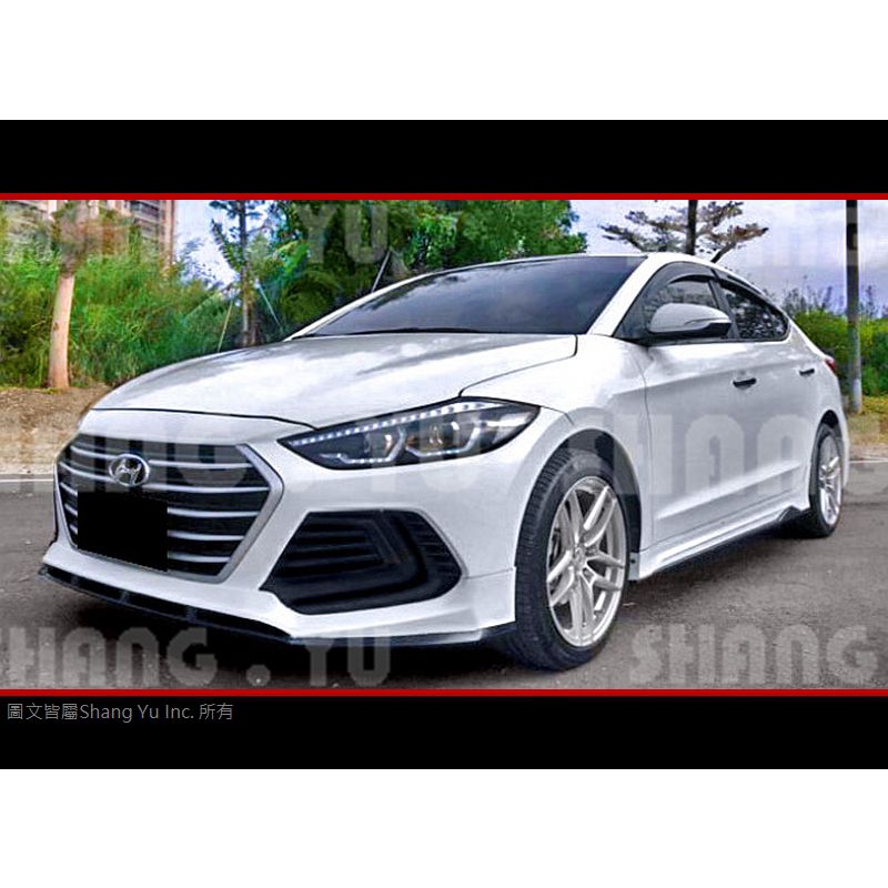 現代 NEW HYUNDAI ELANTRA 前下巴 定風翼 套件 17 18 19