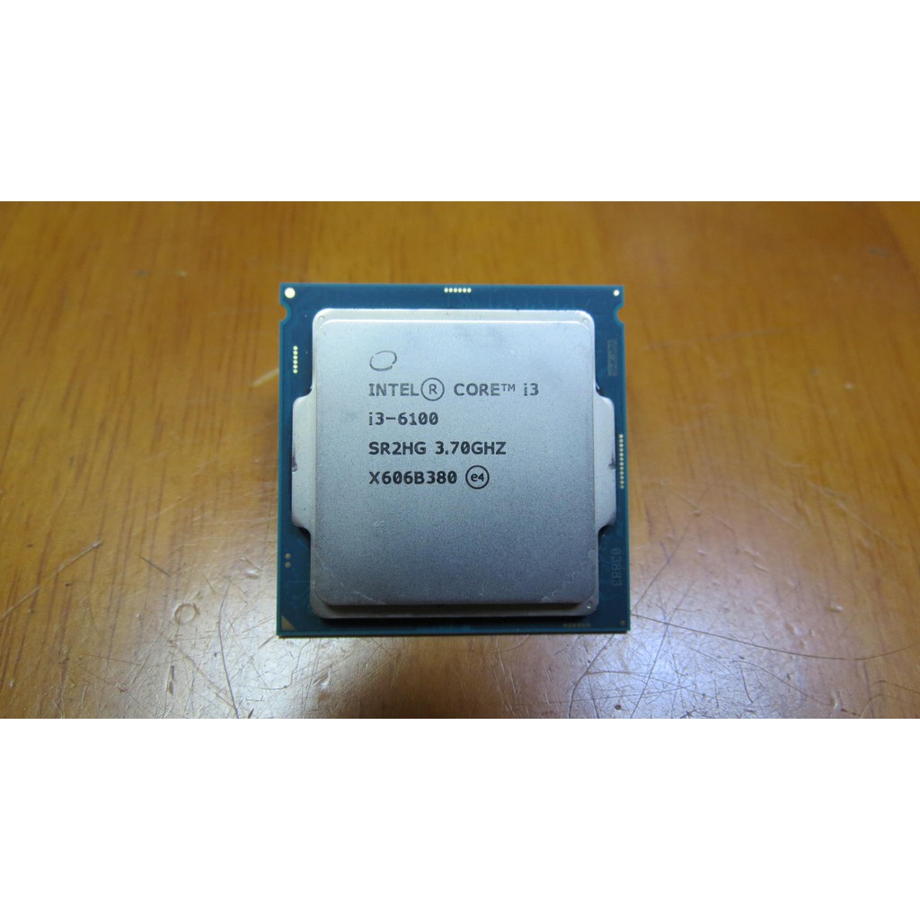 英特爾 Intel® Core™ i3-6100 (3M Cache, 3.7GHz) 1151腳位桌上型模擬四核