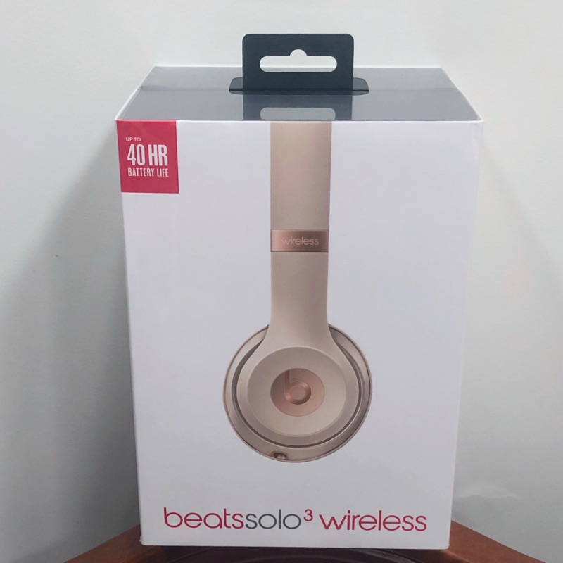 Beats Solo3 Wireless 頭戴式無線耳機(霧金)