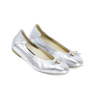 Minimalist Middleton 米德特(二版)小羊皮芭蕾舞鞋-銀色