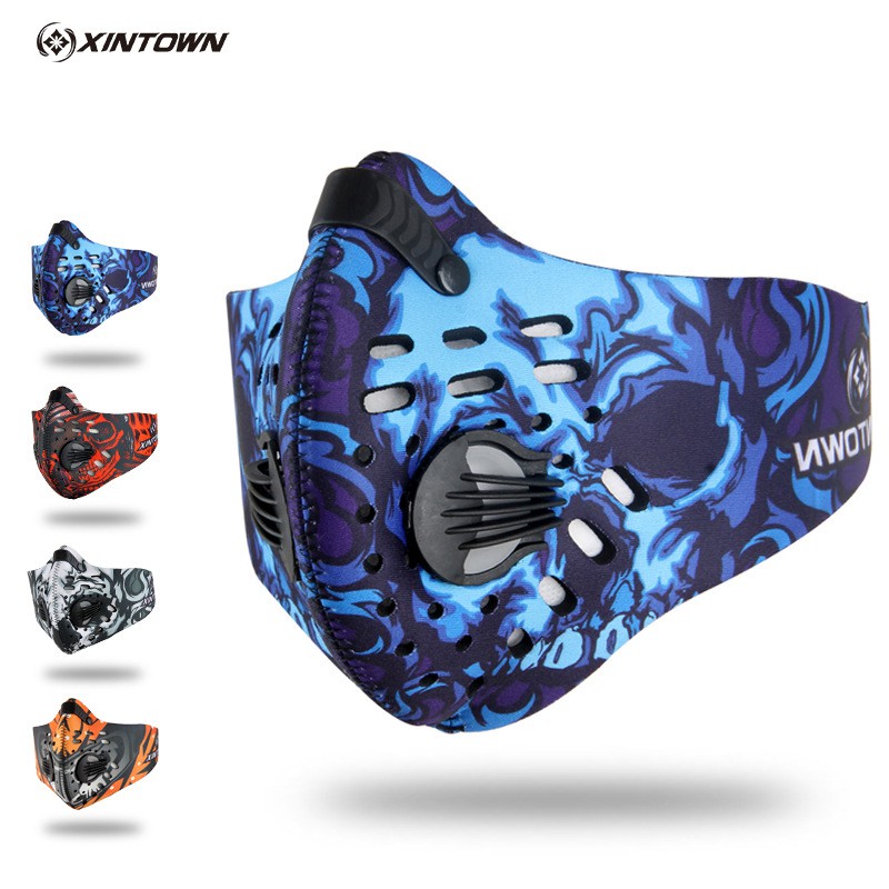多彩系列自行車騎行口罩 防塵防霾面罩 防風保暖口罩 戶外運動跑步防護口罩