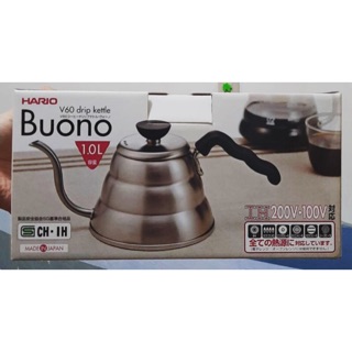 日本製造 HARIO BUONO VKB-100HSV 手沖咖啡雲朵不鏽鋼細口壺 1000ml