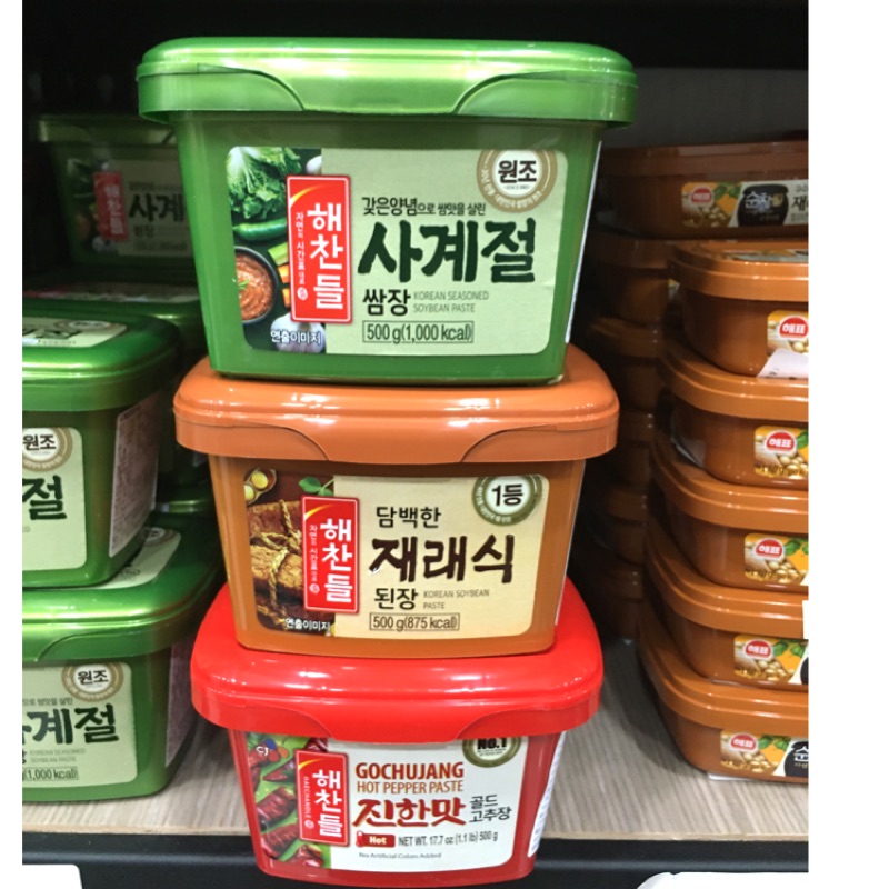 韓國🇰🇷 CJ 豆瓣醬/大醬（味增）/辣椒醬 500g-豆咪日韓本舖