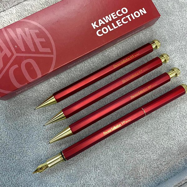 德國 KAWECO COLLECTION SPECIAL RED 鋼筆/自動鉛筆/原子筆 可選購(2021紅色限量款)