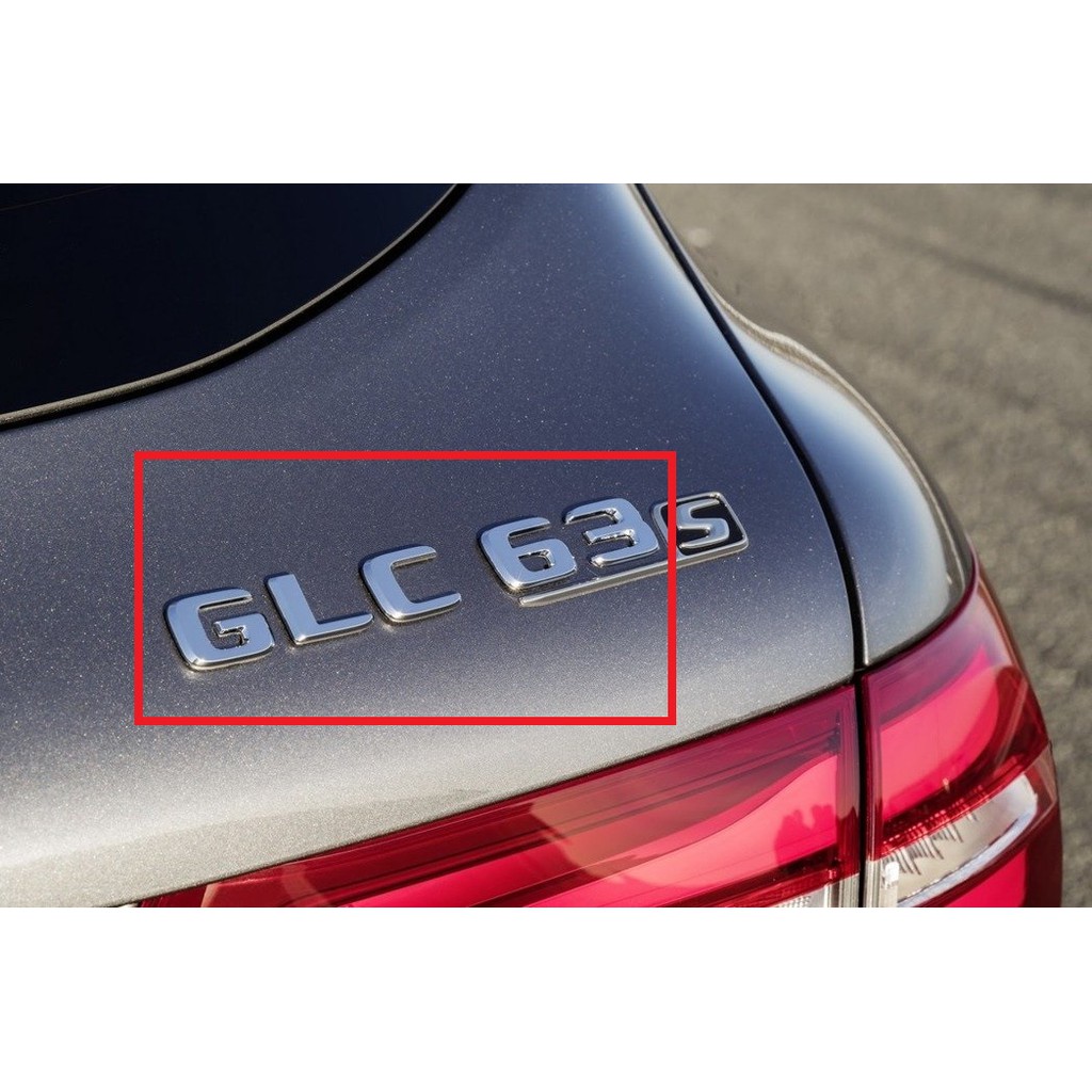 圓夢工廠 Benz 賓士 GLC X253 C253 GLC63 2015~2019 後車箱 尾門字貼字標車標 鍍鉻銀